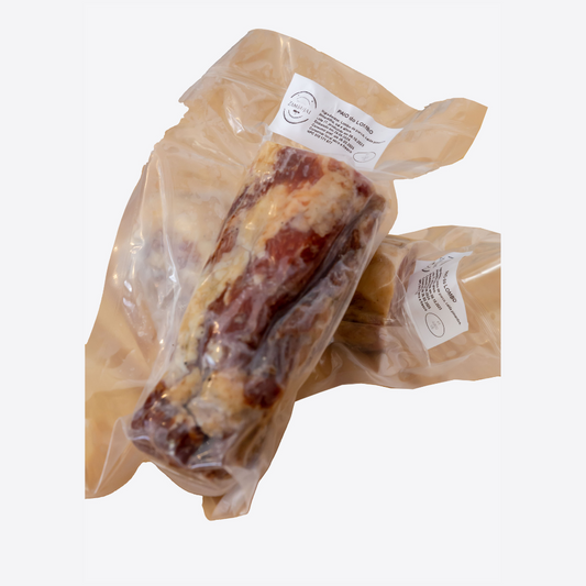 Salchicha de lomo de cerdo hecha en Zambujal