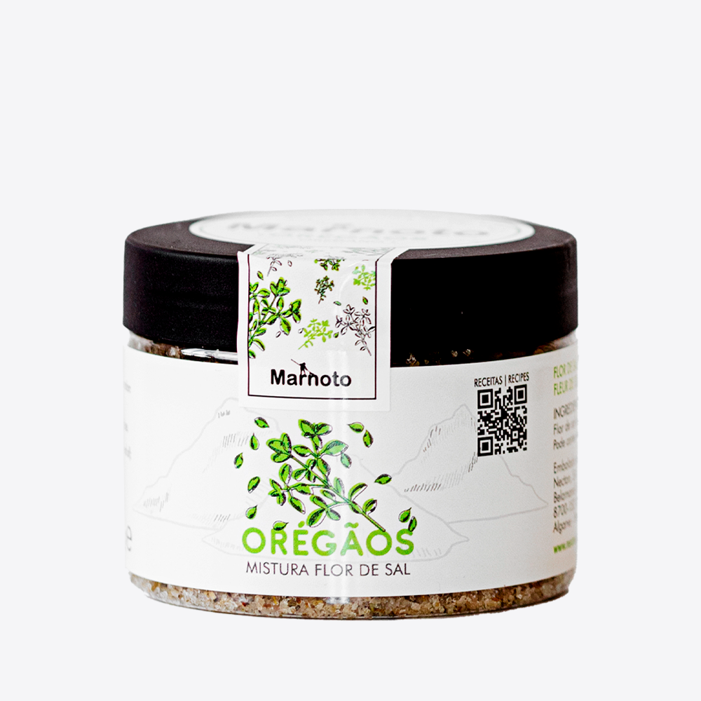 Fleur de Sel with Oregano Marnoto 125g