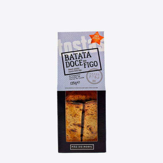 Tostas de Batata Doce com Figo Pão do Rogil 125g