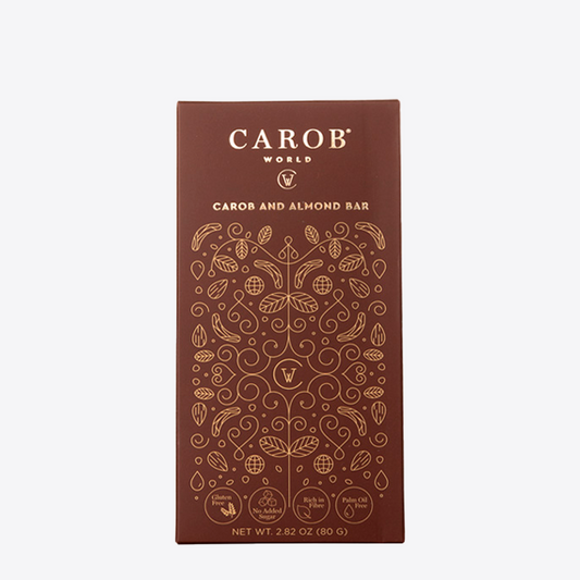 Tablete Carob and Almond Carob World 80g