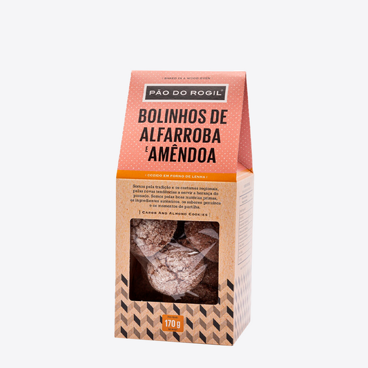 Galletas de Algarroba y Almendra Pão do Rogil 170g