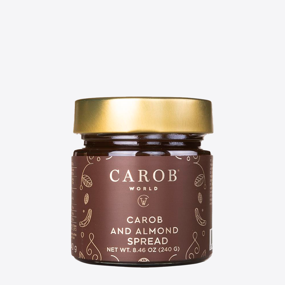 Creme de Barrar Carob and Almond Carob World 240g